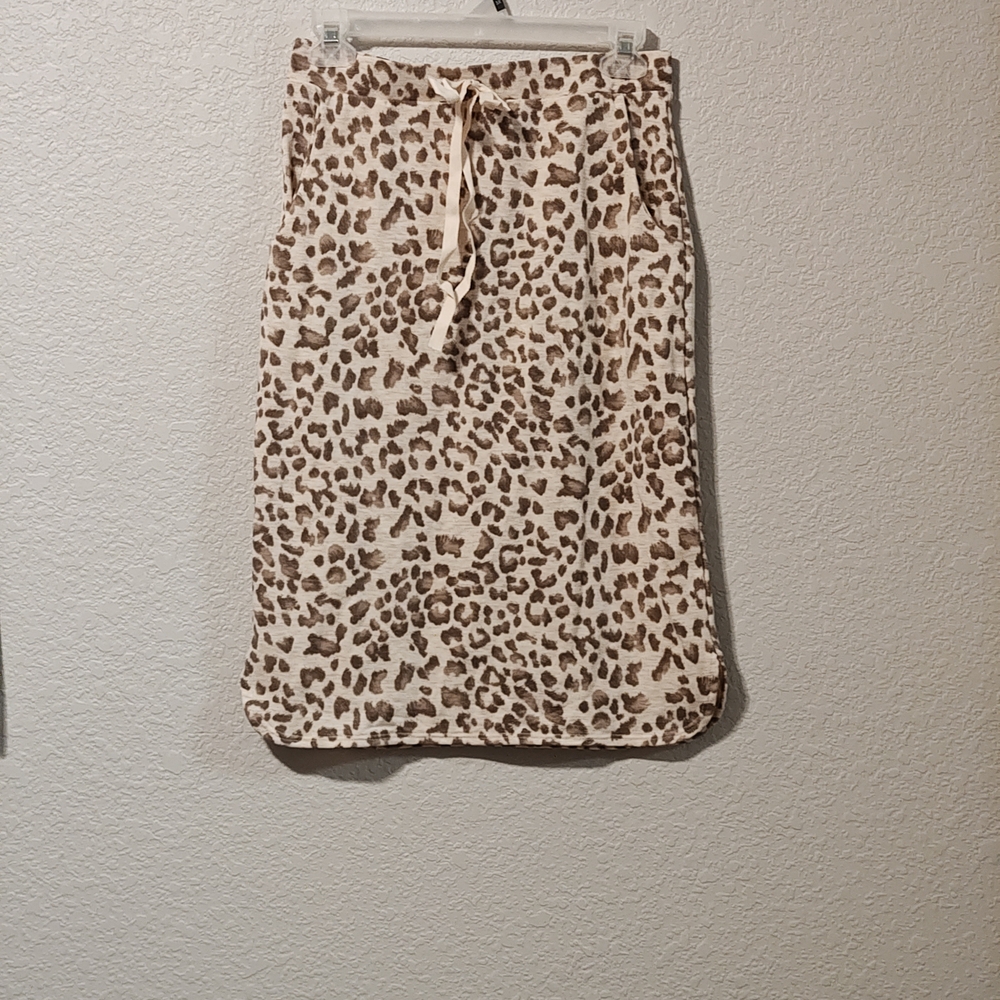 7th Ray Animal Print Pencil Skirt